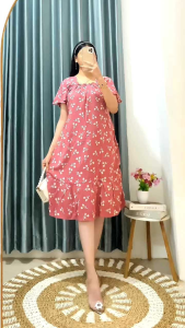 dress Fuji bahan rayon super LD110 PB115