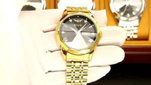 SKMEI 2291 Jam Tangan Pria Analog Chronograph Tali Stainless Steel