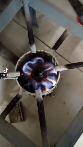 kalan de used oil complete set / stove