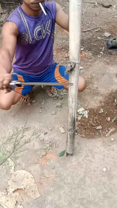 cacah tulang bambu kayu