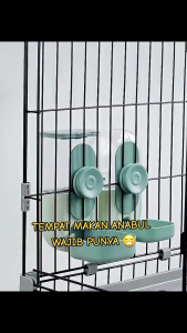 [PREMIUM] TEMPAT MAKAN MINUM GANTUNG UNTUK KANDANG HEWAN KUCING/ANJING/KELINCI