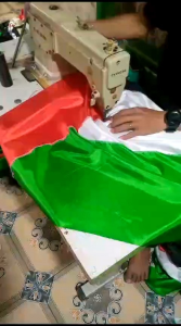 Bendera Palestina Ukuran Sedang 110x70cm
