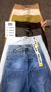 J23 Celana Panjang Highwaist Kulot Jeans Wanita - Jeans Kulot Pinggang Silang Autentik Buttom Double