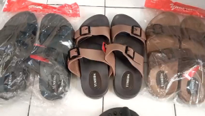 Sendal Pria Bahan Karet YUMEIDA  Slop Casual Anti Air Anti Licin Sendal Berkualitas