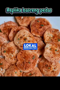 Replika basreng pedas/dummy basreng pedas/dekorasi/hiasan/pajangan/display