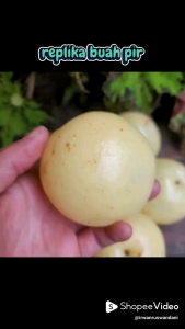 Replika buah pir/dummy buah pir/hiasan/dekorasi/pajangan