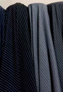 BAHAN KAIN SEMIWOLL MOTIF SALUR IMPORT