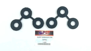 Karet Dudukan Stir SUPRA (Harga per set isi 2) - Karet Ganjal Stang Setir GRAND