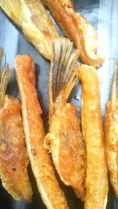 ขนมสุนัขและแมว ครีบปลาแซลมอน อบ ขนาด100g