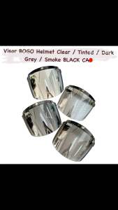 Visor BOGO Helmet Clear / Tinted / Dark Grey / Smoke BLACK CAP Football Helmet With Visor Night Vision Goggles Helmet - Lazada