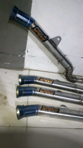 PRO SPEED Knalpot Racing Pipe on street / 51mm Universal inlet / Silencer Tabung Knalpot Motor