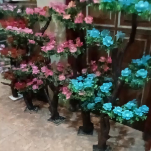 bunga hias sudut semanggi/ oxcilia artificial premium130 cm