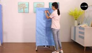 Clothes Dryer / UV Electric Portable Clothes Drying Machine / 1000W Indoor Cloth Storage / Rack / Dryer / Foldable Space Efficient LIVINBASIC™