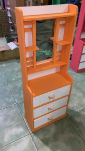meja rias jari jari minimalis simple siap pakai / tinggi 100cm lebar 38cm  panjang 18 cm