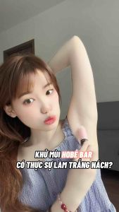 Lăn khử mùi hương sâm panh đào trắng 3 trong 1 HOBEBAR ngăn tiết mồ hôi tạo hương thơm cho cơ thể