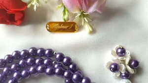 Hijabnur1 - Tasbih Mutiara Sintetis 8 mm - Hampers Ramadhan Handmade
