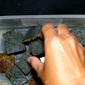 Batu Akik Bahan / Bongkahan Markasite Bengkulu Unik