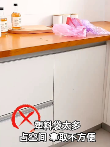 Tempat Kantong Plastik Belanja Gantungan Wadah Plastik Bekas