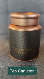 กระปุกเก็บชา 2 ชั้น Premium วัสดุอย่างดี แข็งแรง ฝาปิดแน่น มิดชิด