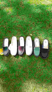 Sportshoes2020 รองเท้าหนังนิ่มเปิดส้นพื้นยางสไตล์โลฟเฟอร์