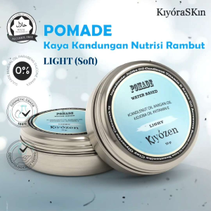 Hair Pomade Water Based Light - KiyoraSKin Styling Rambut Nutrisi Perawatan Anti Ketombe Rontok