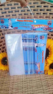 Plastik Snack Ulang Tahun Anak Isi 90pcs + Desain Foto (ukuran 30x45x0.3cm) Tas Bingkisan Hadiah/Plastik Souvenir/Plastik Bingkisan Ultah