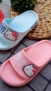 SANDAL ANAK HK SLIDE HELLOKITTY ANDO TERBARU SIZE 28-35 - SANDAL ANAK PEREMPUAN KARAKTER LUCU - SANDAL SELOP ANAK PEREMPUAN - SANDAL CASUAL ANAK PEREMPUAN HELOKITTY- FLIP FLOP SANDAL ANAK PEREMPUAN