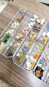 Set phụ kiện nail trang trí mẫu hè đi biển san hô ngao sò ốc hến siêu xinh