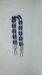 Rantai Tas Akrilik Premium Kait Silver Warna Pastel 40cm 70cm 100cm