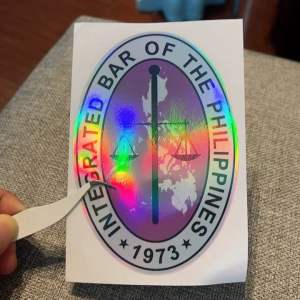 IQS 007.1 Emblem Sticker ON Board Sticker for CAR Reflectorized Water proof