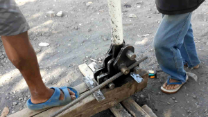 (Single Arm) HEAVY DUTY MANUAL BAR BENDER 16mm-25mm bending capacity