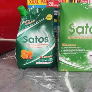 Bột rửa chén bát sinh học Satos nhiều chức năng rẻ vô địch