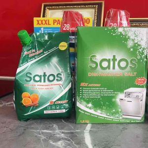 Bột rửa chén bát sinh học Satos nhiều chức năng rẻ vô địch