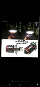 LAMPU UTAMA MOTOR H4 LASER/LAMPU LED MOTOR DEPAN H4 LASER AC DC