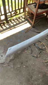 Pisau pattimura gagang kayu super tajam siap pakai 60cm