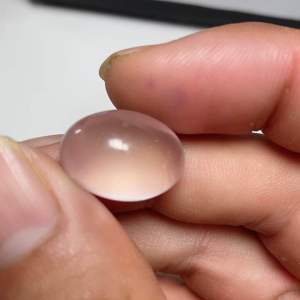 2115 - Đá rose quartz thạch anh hồng   (Thiên NHIÊN) không xử lý