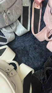 Balo Nhung Loang size 40 vừa Laptop 14inch Giấy A4 Atlat địa lý