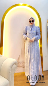 DRESS GAMIS MODE YOLANDA VOL 2 SET HIJAB TERBARU BY ALODY