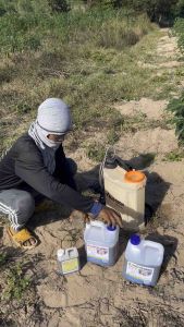 100% น้ำหมักขี้หมูสูตรเข้มข้น 5 ลิตรต่อแกลอน