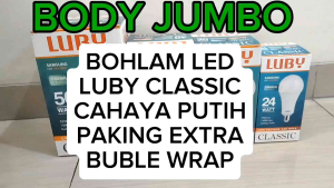 BOHLAM LED / LAMPU LED GARANSI 1 TAHUN LUBY CLASIC PUTIH