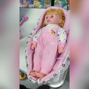 ตุ๊กตาเด็ก ตุ๊กตาเลี้ยงน้อง ตุ๊กตาดูดนม มีร้องไห้ ตัวนิ่ม มีที่นอนให้ VR-1101E/F