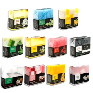 Thai Natural Fruit Soap Handmade Soap Charcoal Moisturizing Hydrating Exfoliating Hand Cleaner