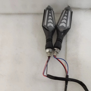 Lampu Sein LED 2 Sisi Sen Motor Universal Running Kuning & DRL - D251