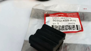 Rubber Link Stopper for Click125/150>v1v2 BeatFi>v1v2 {50352-K59-A10} Honda Genuine OEM Parts