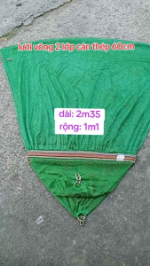 Võng lưới cán thép 2 lớp 60cm Nặng 900gr dài 2m4 - Võng lưới 2 Lớp