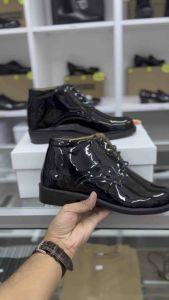 Kasut potong darat no3 halfcut 2B4 formal hitam shoes