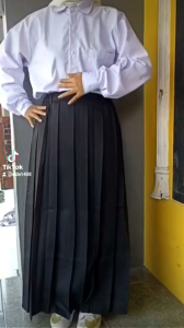 Rok Rempel Abu Putih Coklat Hitam SMA SMK Rok Panjang