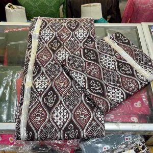 Kain Prada Pengantin & Mantel: Motif Pari & Batik