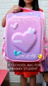[NEW] Good Quality Children 3D School Bag Beg Sekolah Rendah Budak Lelaki Budak Perempuan Kids Backpack Student Bagpack