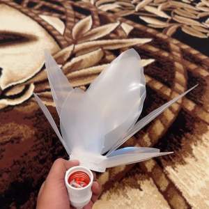Kelopak Bunga Dekorasi Pelaminan bahan mika / Artificial Flower / Kap Bunga Dekorasi / Bunga Hias / Giant Flower Premium